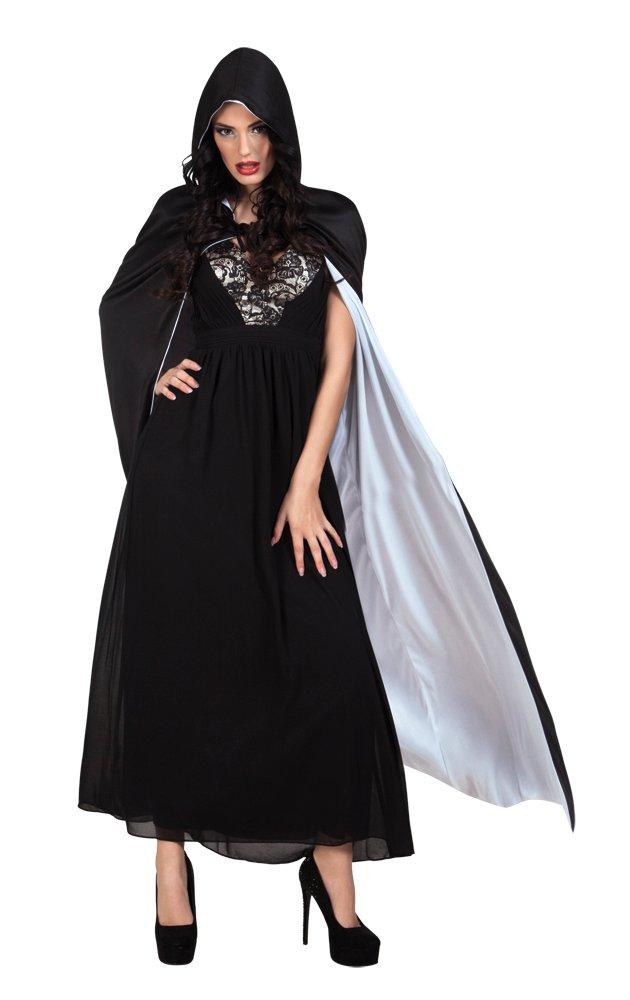 BOLAND  Déguisement adulte cape Twilight noir/blanc 