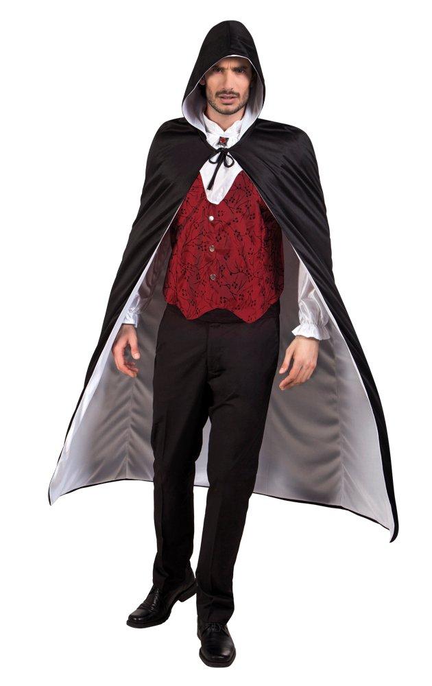 BOLAND  Déguisement adulte cape Twilight noir/blanc 