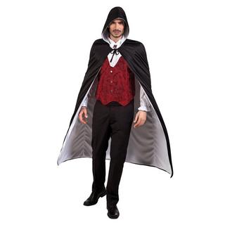 BOLAND  Costume adulto cappa Twilight nero/bianca 