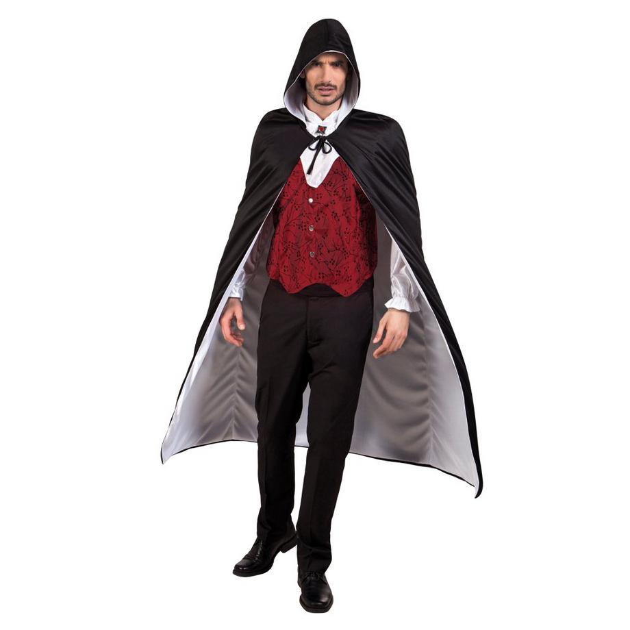 BOLAND  Déguisement adulte cape Twilight noir/blanc 