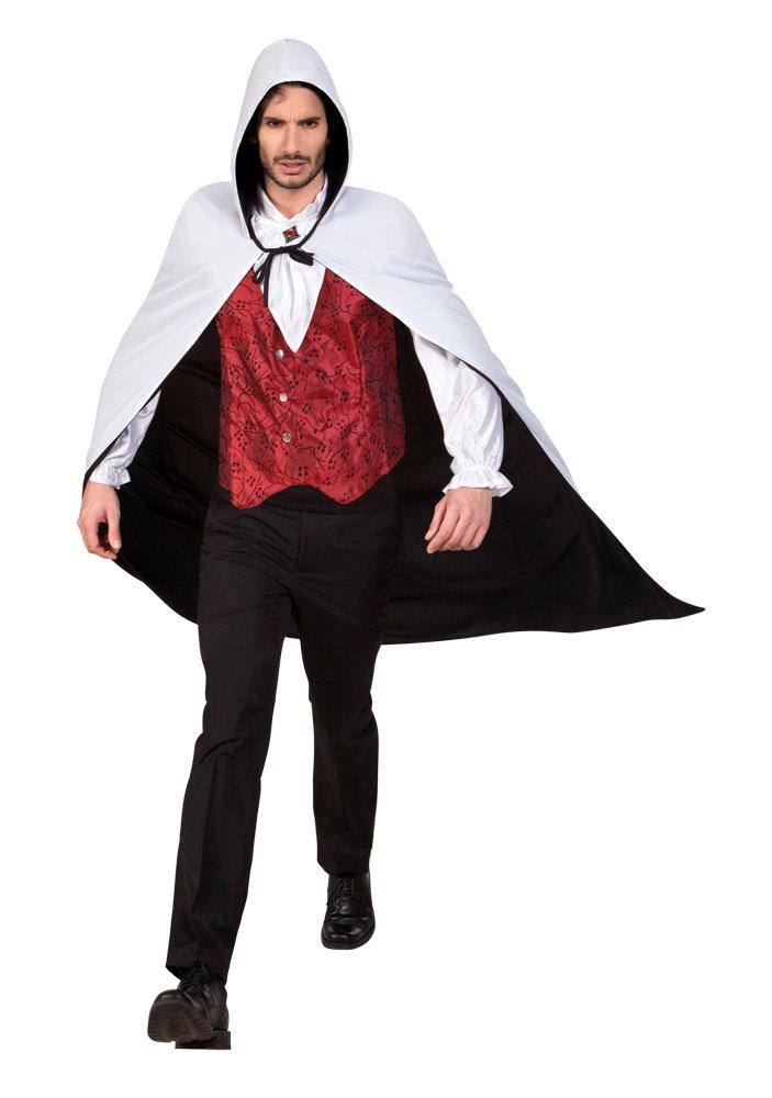 BOLAND  Déguisement adulte cape Twilight noir/blanc 