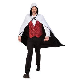 BOLAND  Costume adulto cappa Twilight nero/bianca 