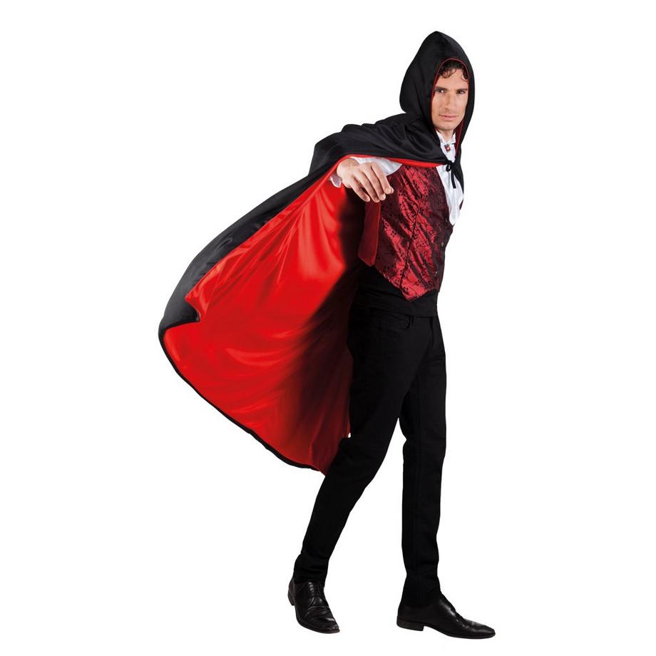 BOLAND  Mantello crepuscolare nero/rosso 