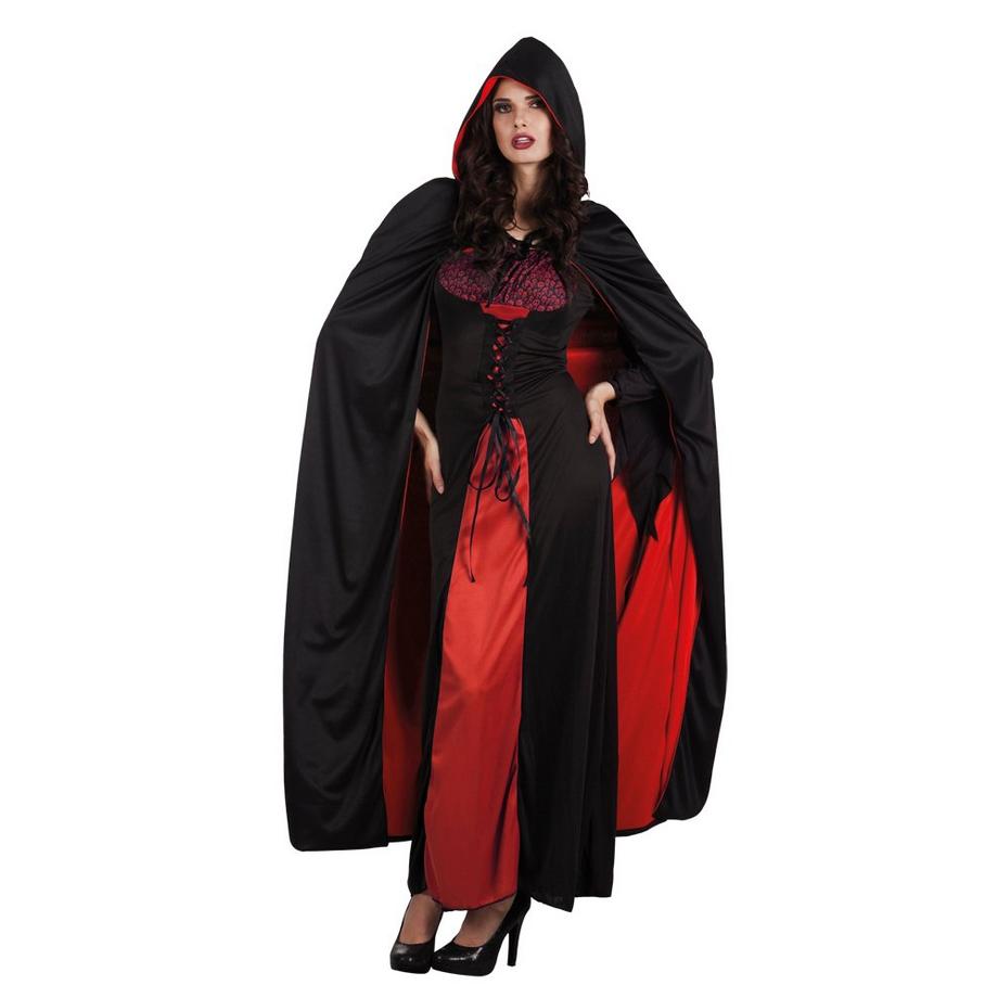 BOLAND  Mantello crepuscolare nero/rosso 