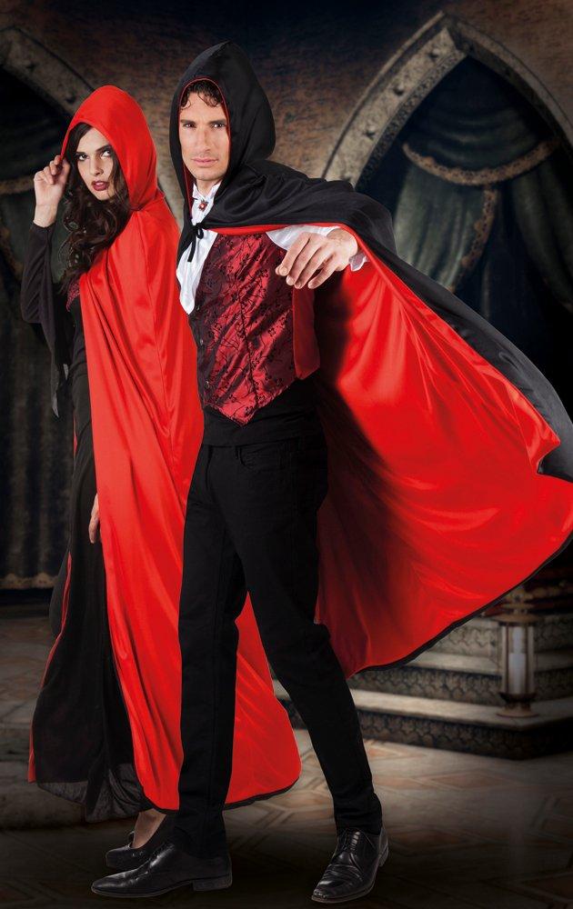 BOLAND  Umhang Twilight schwarz/rot 