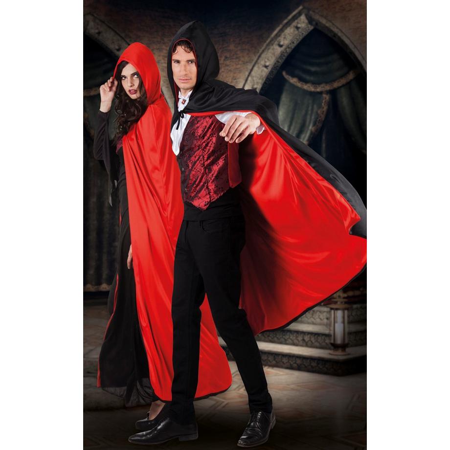 BOLAND  Mantello crepuscolare nero/rosso 