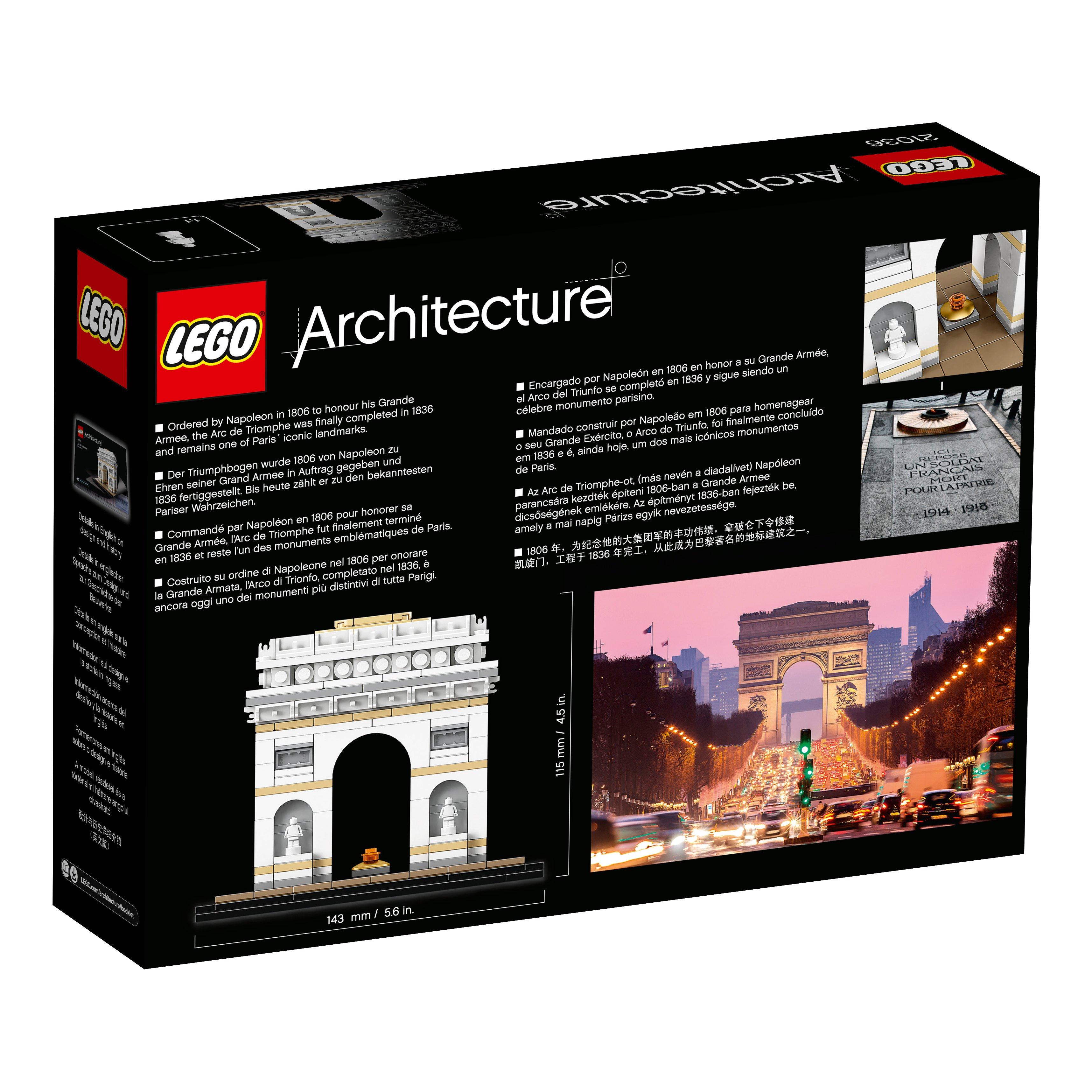 LEGO®  21036 L'Arc de Triomphe 