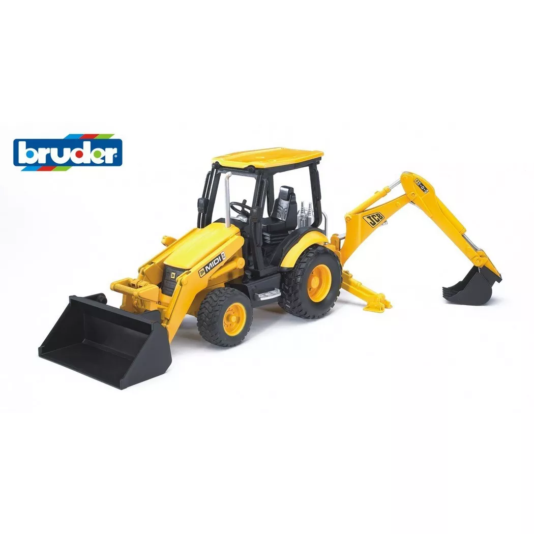 Bruder JCB MIDI CX Backhoe loader   - Scale 1/16