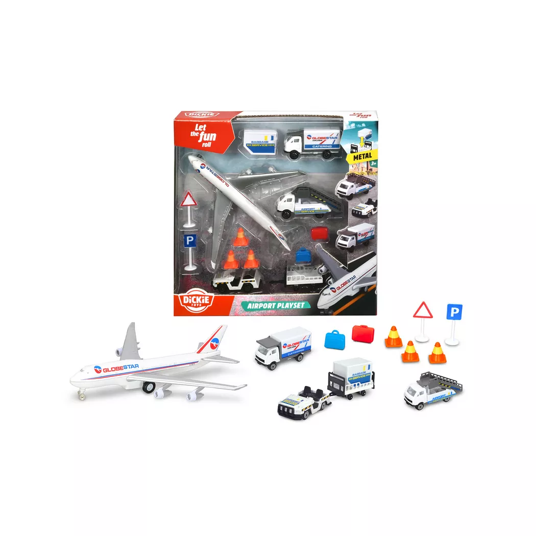 Dickie - Airport Playset, Multicolore