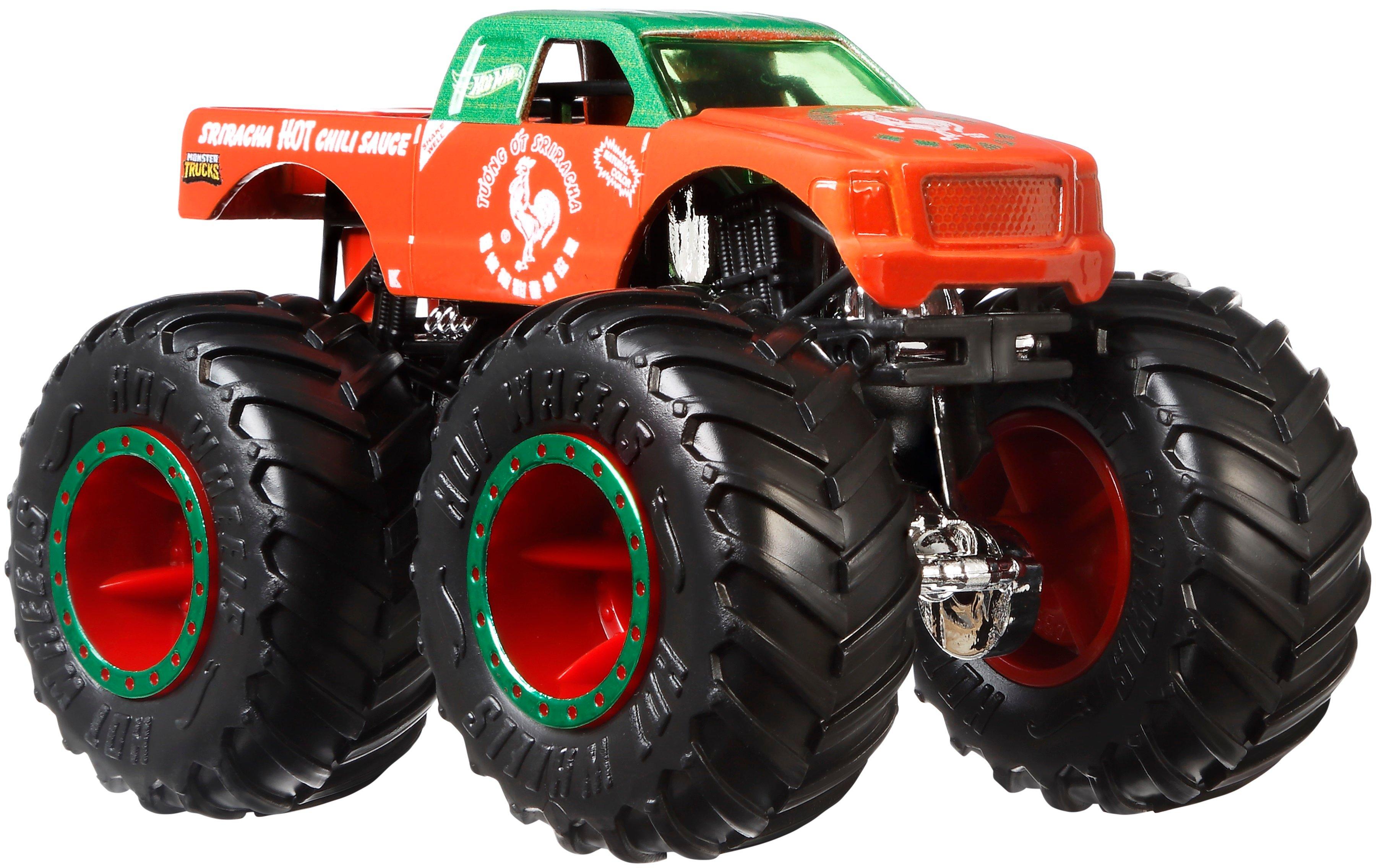 Hot Wheels  Monster Trucks 1:64 Die-Cast Sortiment, Zufallsauswahl 
