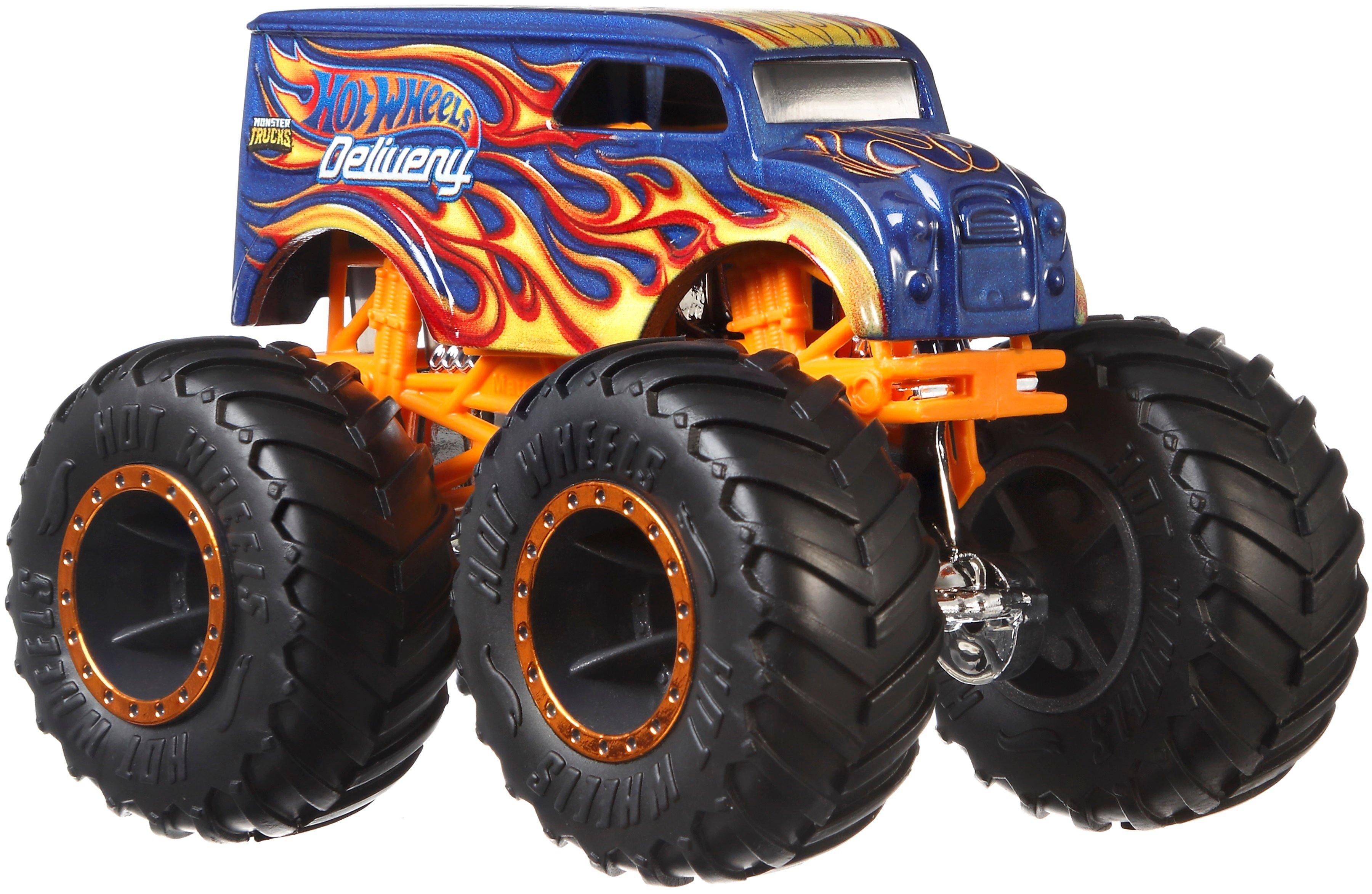 Hot Wheels  Monster Trucks 1:64 Die-Cast Sortiment, Zufallsauswahl 