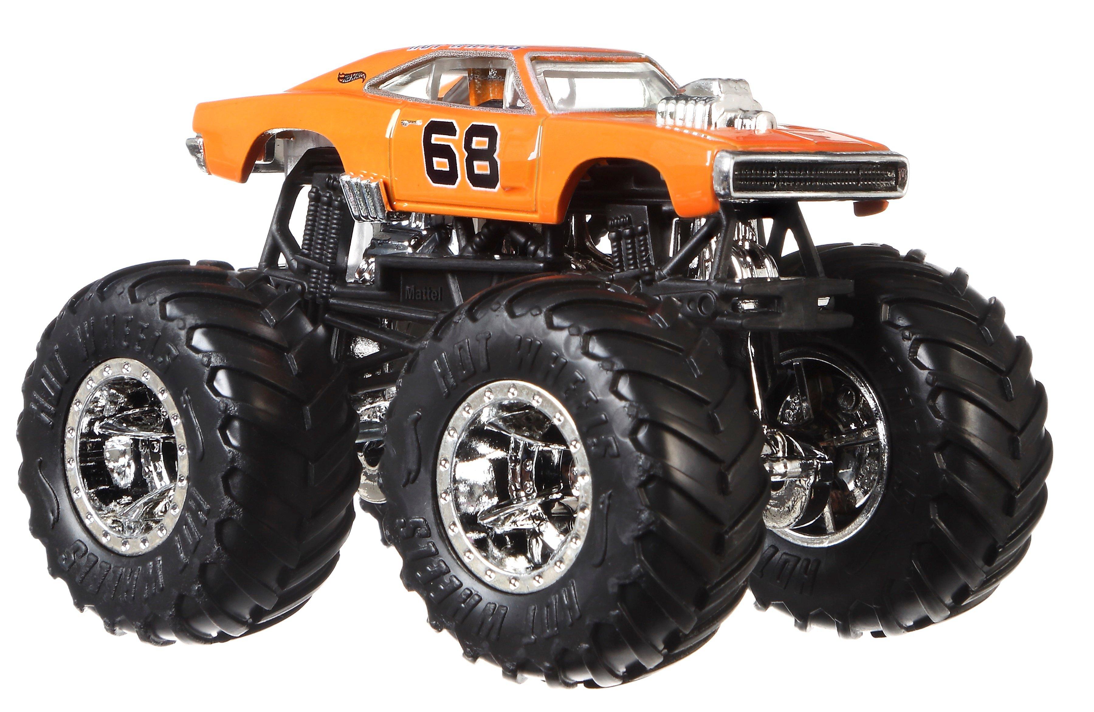 Hot Wheels  Monster Trucks 1:64 Die-Cast Sortiment, Zufallsauswahl 