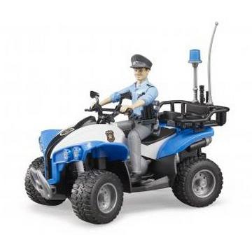 Police Quad avec policier et équipement