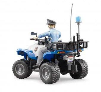 bruder  Polizei-Quad mit Polizist und Ausstattung 