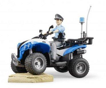 bruder  Police Quad avec policier et équipement 