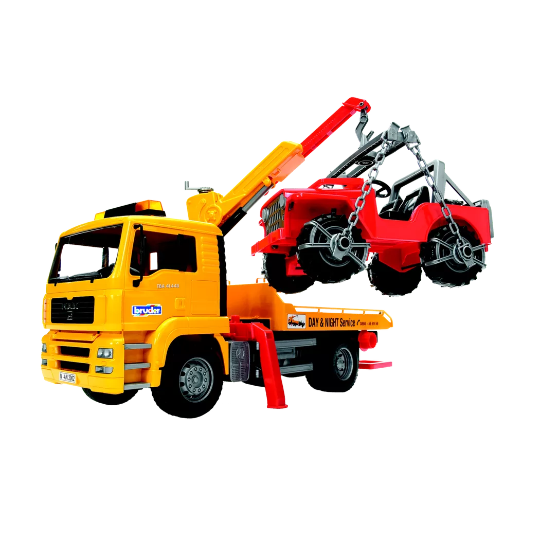 Bruder Spielwaren Lastwagen MAN TGA Abschlepp-LKW