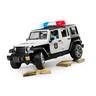 bruder  Jeep Wrangler Unlimited Rubicon Polizeifahrzeug 
