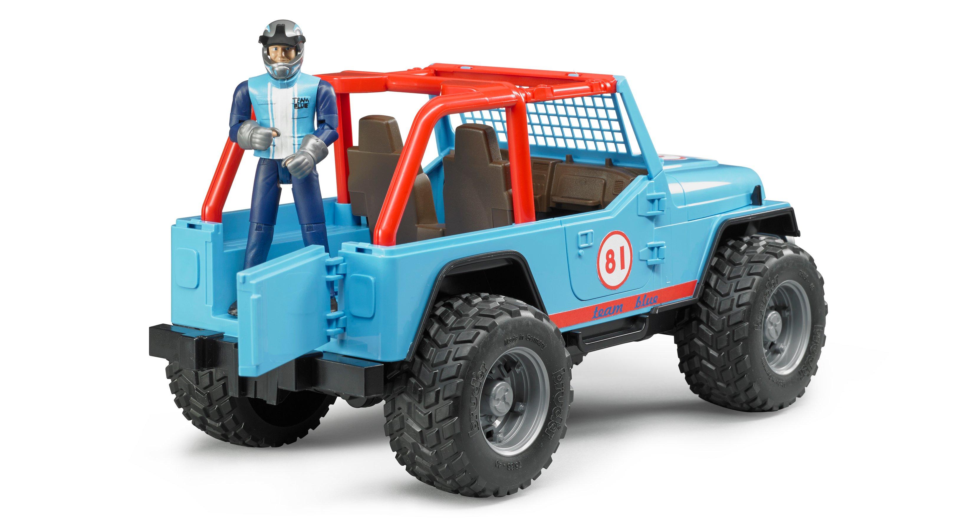 bruder  Jeep Cross Country Racer blu 