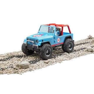 bruder  Jeep Cross Country Racer blau mit Rennfahrer 