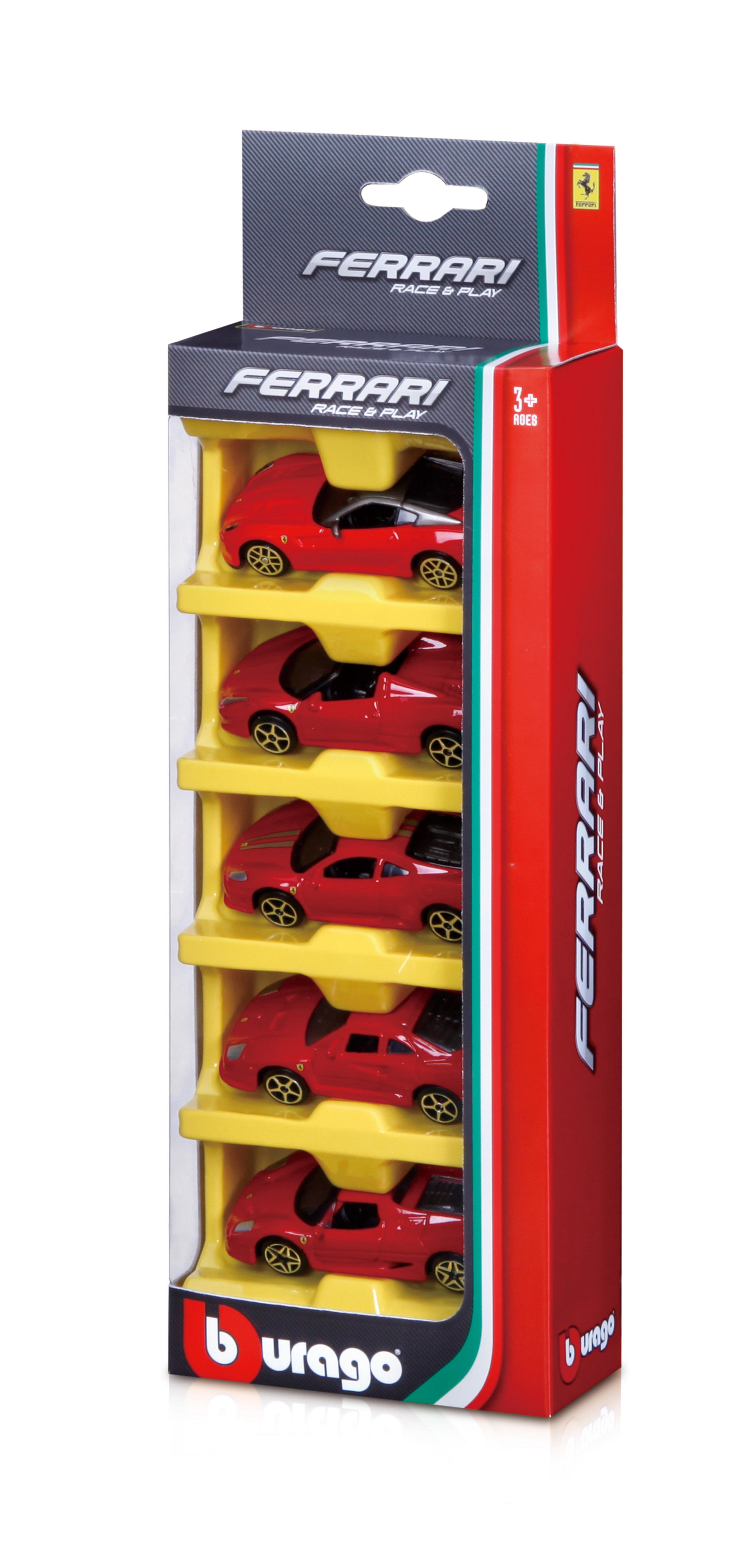 bburago  Ferrari 5 pez. 1:64 