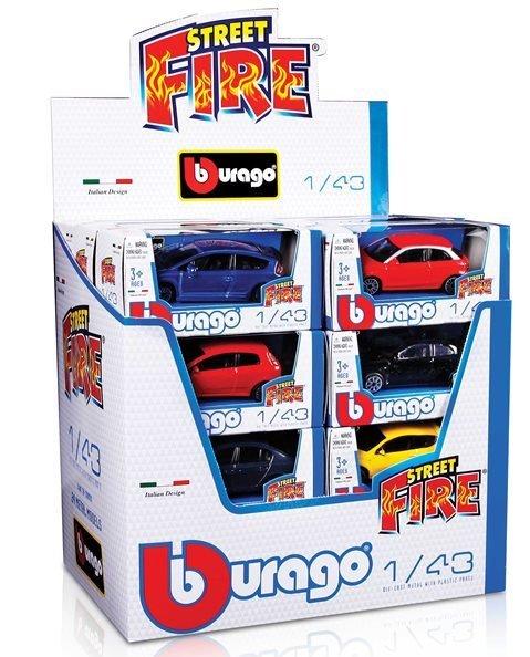 bburago  1 Modellauto Street Fire, Zufallsauswahl 