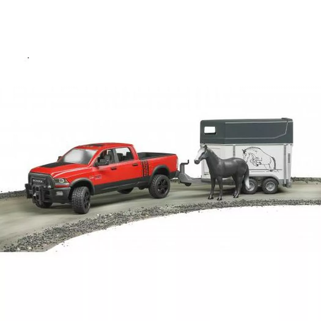 Bruder Ram Jeep with Horse Box - Scale 1/16