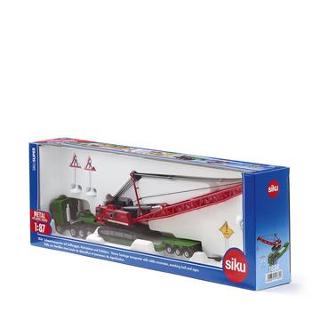 Schwertransporter mit Seilbagger