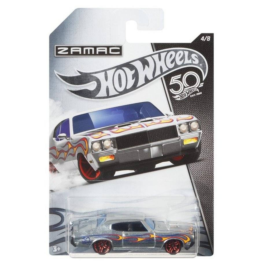 Hot Wheels  50th Anniversary Zamac Themed Sortiment, assortiert 