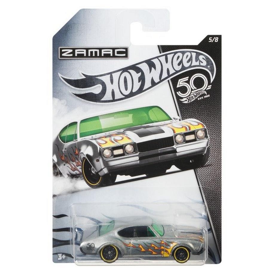 Hot Wheels  50th Anniversary Zamac Themed Sortiment, assortiert 