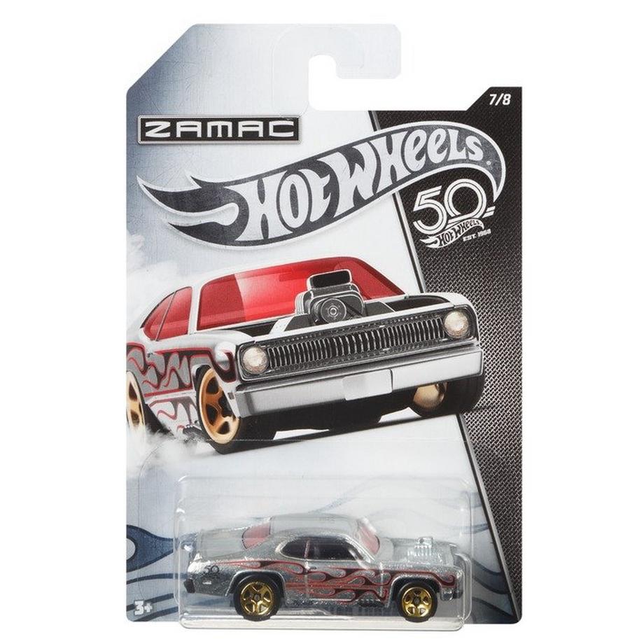 Hot Wheels  50th Anniversary Zamac Themed Sortiment, assortiert 