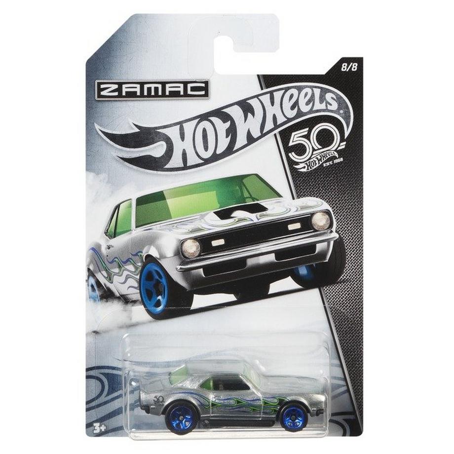 Hot Wheels  50th Anniversary Zamac Themed Sortiment, assortiert 