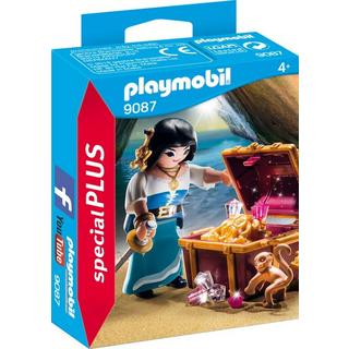 Playmobil  9087 Piratessa con tesoro 