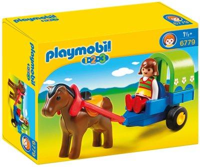 Playmobil  6779 1.2.3 Carretto con Pony 