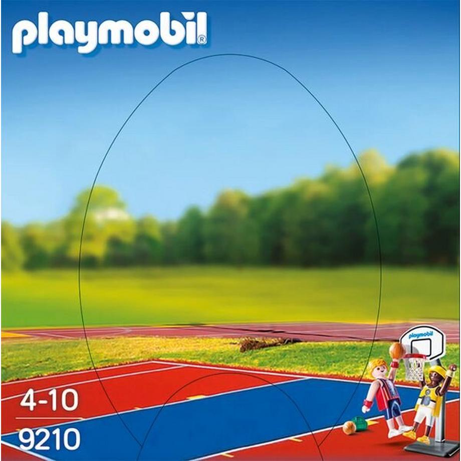 Playmobil  9210 Joueurs de Basket-ball avec panier 