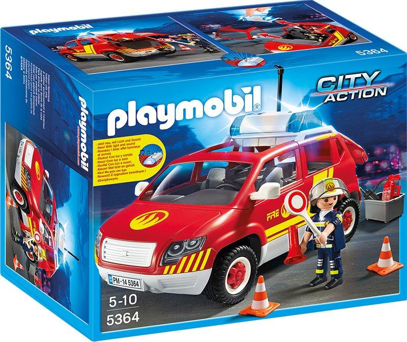 Playmobil  5364 Auto del caposquadra dei Vigili del fuoco 