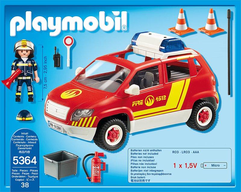 Playmobil  5364 Auto del caposquadra dei Vigili del fuoco 