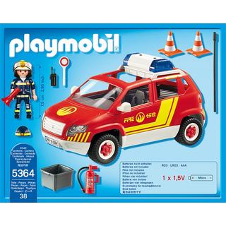 Playmobil  5364 Auto del caposquadra dei Vigili del fuoco 