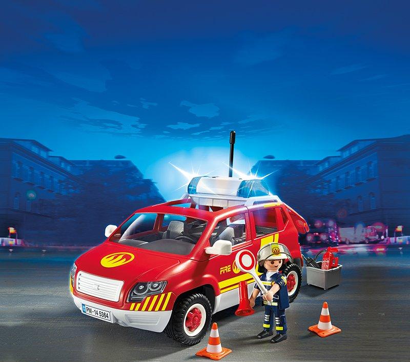 Playmobil  5364 Auto del caposquadra dei Vigili del fuoco 
