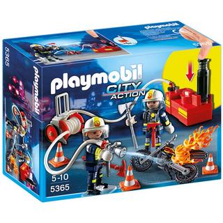Playmobil  5365 Feuerwehrmänner mit Löschpumpe 
