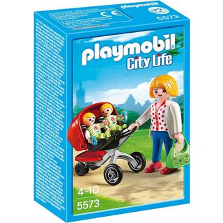 Playmobil  5573 Maman avec jumeaux et landau 