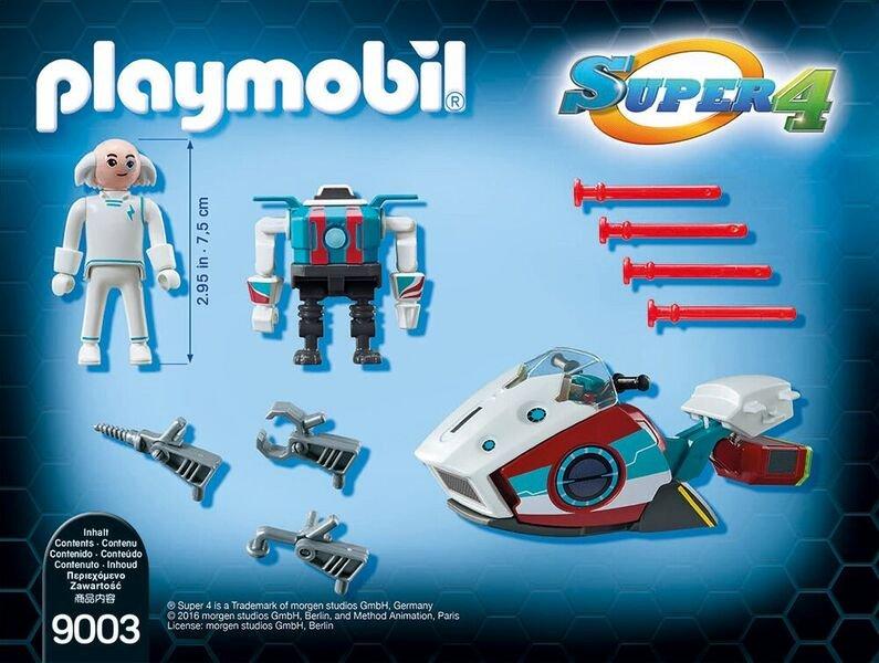 Playmobil  9003 Skyjet con Dottor X e Robot 