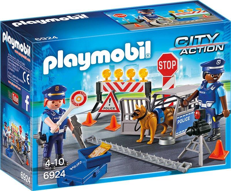 Playmobil  6924 Posto di blocco della Polizia 