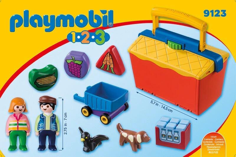 Playmobil  9123 Étal de marché transportable 