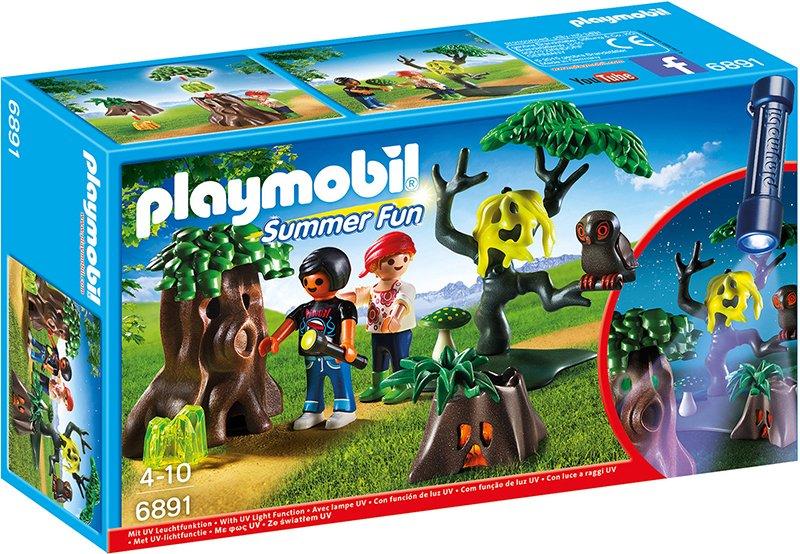 Playmobil  6891 Enfants avec végétation et lampe torche 