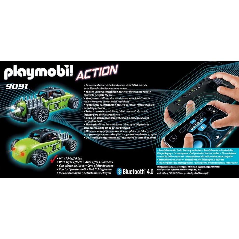 Playmobil  9091 Voiture de course verte radiocommandée 