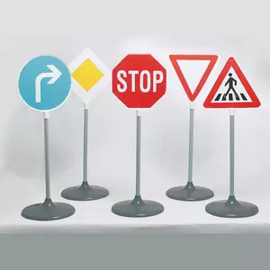 Verkehrsschilder-Set A, 5 Schilder