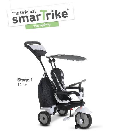 smarTrike  Tricycle Glow, noir-blanc 