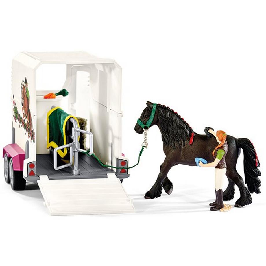 Schleich  42346 Pick-Up mit Pferdeanhänger 