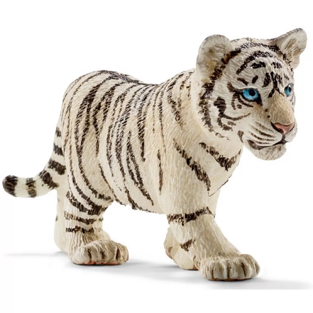 Schleich - 14732 Tigerjunges, weiss, Multicolor