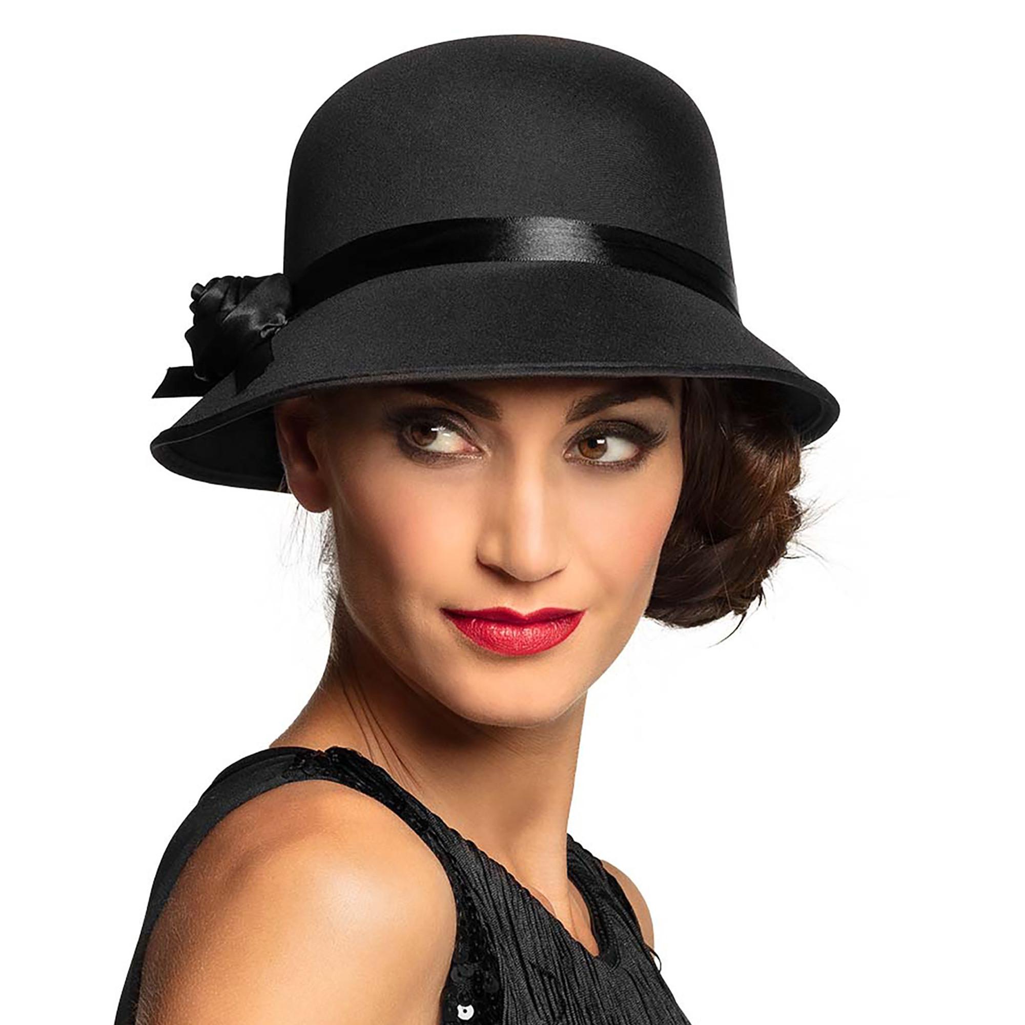 BOLAND  Chapeau Charleston Lady noir 